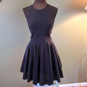 Lululemon Away dress in black. Lightweight, stretchy material.❤️